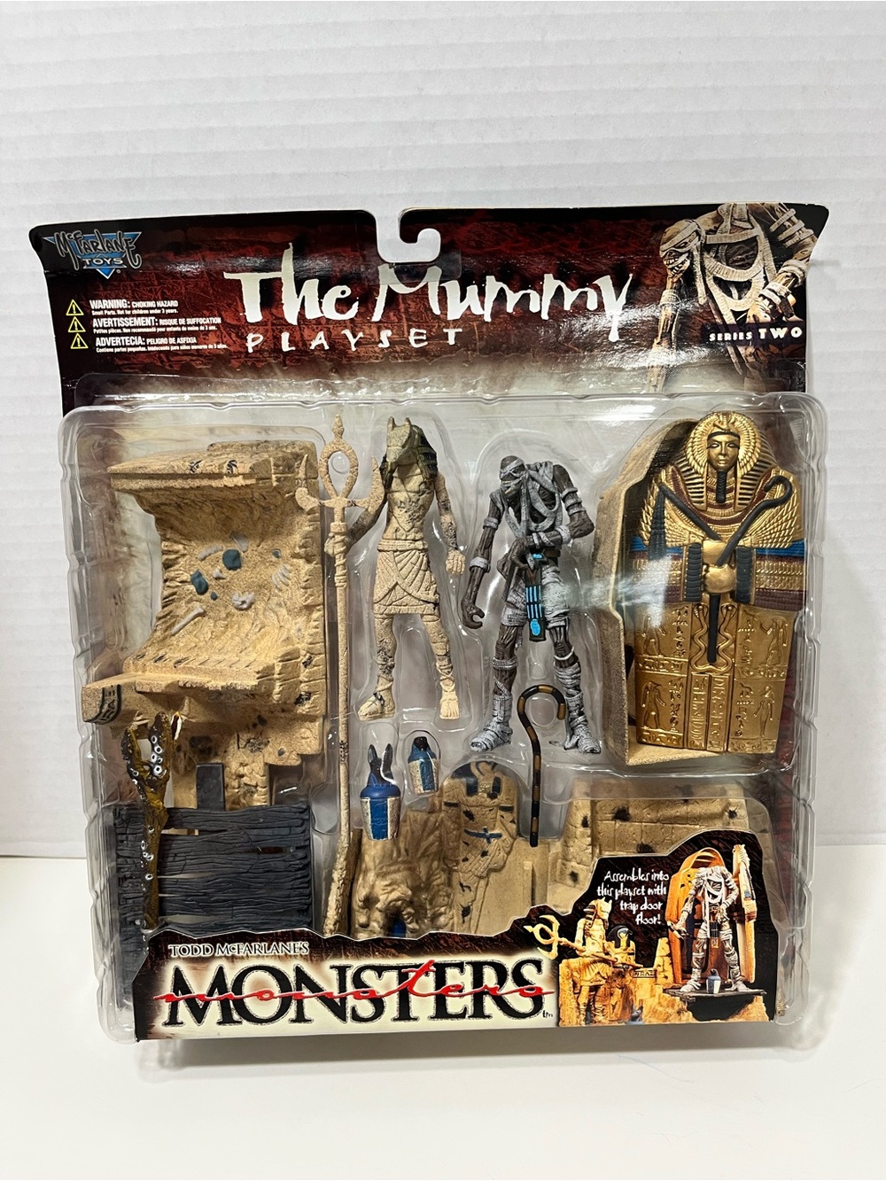 MCFARLANE TOYS The Mummy Playset series two NWT 1998 vintage